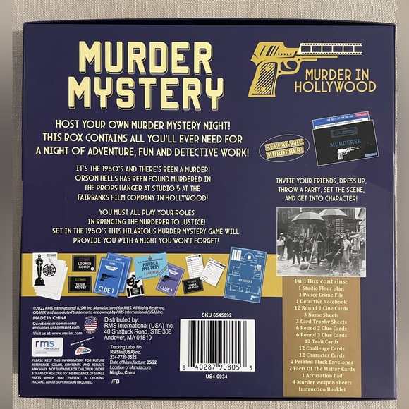 Murder Mystery board game. Unopened. - Picture 2 of 2